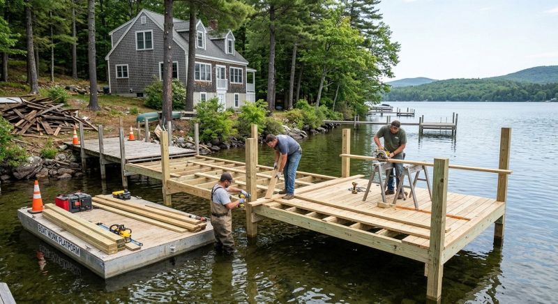 Boat Dock Installation in Overland Park, KS
