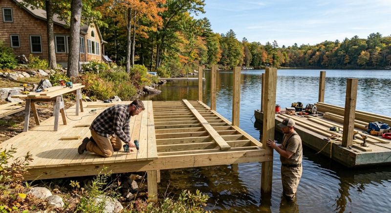 Pond Dock Construction in Kansas City, KS